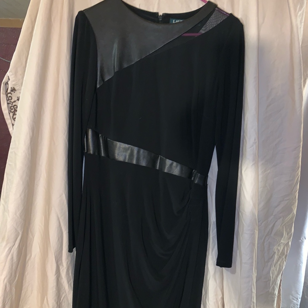Lauren Ralph Lauren long sleeve black dress